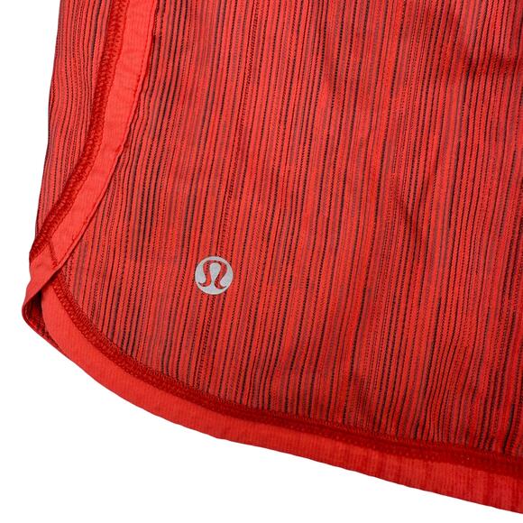 LULULEMON Groovy Run Short Size 4 Wee Are From Space Love Red Coal - Picture 7 of 7